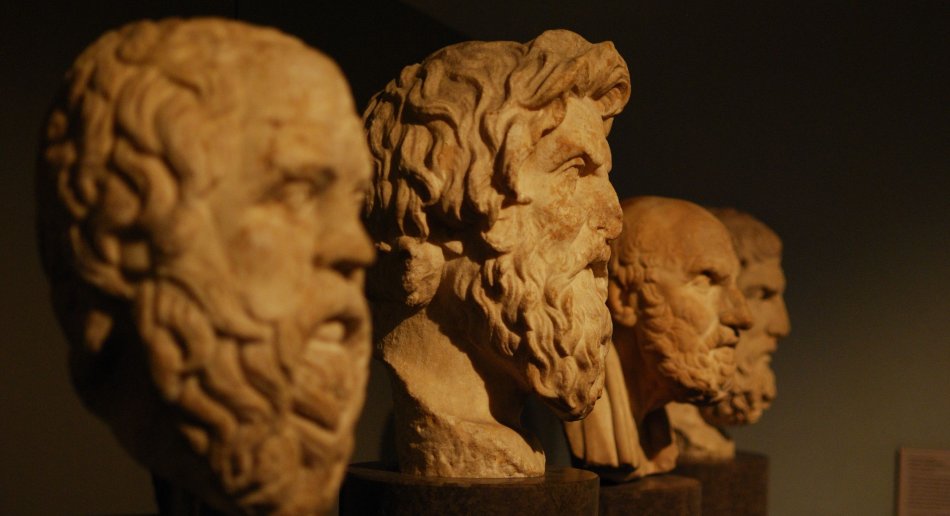 Byster av greske filosofer