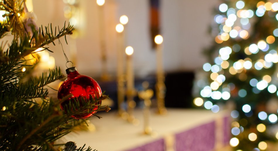 Juletre og alter